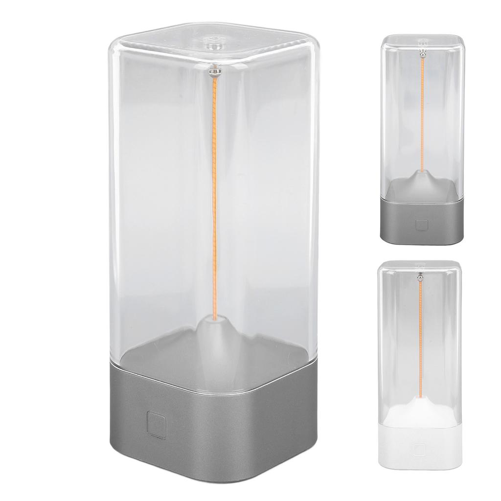 Magnetic Filament Table Lamp LED USB Rechargeable Touch Control Cordless Modern Magnetic Wick Desk L