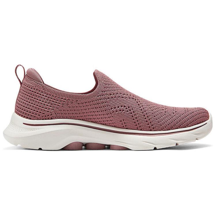 Skechers Go Walk 7 Comfortable Simple Breathable Lightweight Low Top Casual Shoes Women Sneaker Rose-Brown 125204-MVE