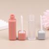 1Pcs 5Ml Lip Gloss Tube Brush Rod Scrub Square Liquid Lipstick Tubes Bottle Refillable Lip Balm Container Cosmetic Packaging Diy