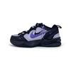 Air Monarch 4 Slip Resistant, Abrasion Resistant, Lightweight Low Top Chunky Sneakers Unisex Black Purple 415445-001(Team502-)