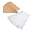   Kraft Paper Car Coasters, 50PCS Drink Coaster Blanks Set with Sling Bags for   Craft and Gift Making  
