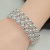 Elegant Crystal Imitation Pearl Bracelet Multilayer Stretchable Pearl Bracelet
