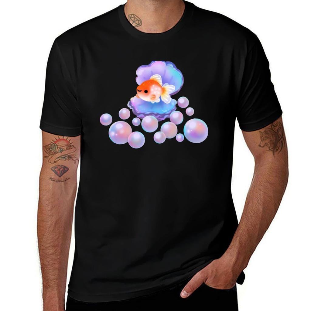 Pearlscale goldfish with pearls TShirt Work Outdoor Short Sleeve Tee