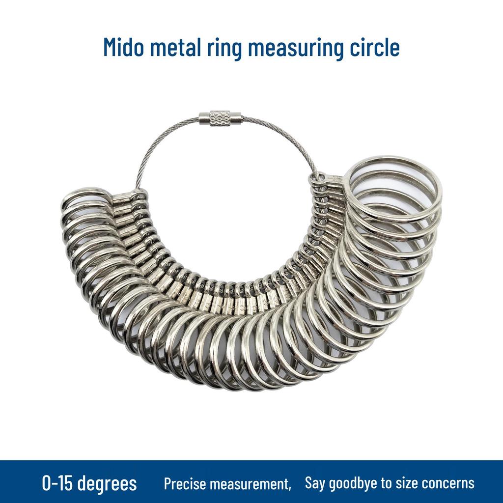 Adjustable Metal Ring Sizer and Measurement Tool