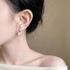 Su Bei Xian Xin Heart-Shaped Seashell Tassel Earrings - Luxurious French Elegance for a Chic Look
