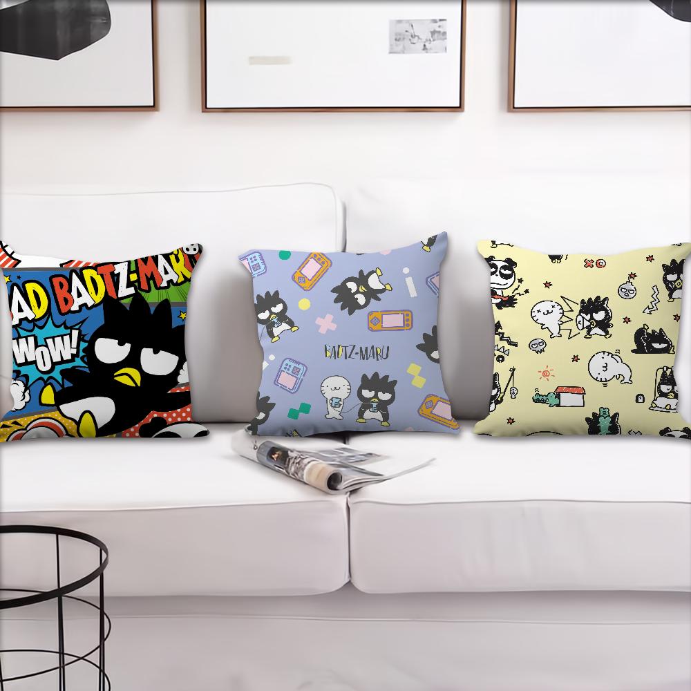 Cartoon Bad Badtz-Maru Cushion Cover For Pillow Printing Sofa Decoration Home Car Room Coffee Shop Office Nordic Simplicity