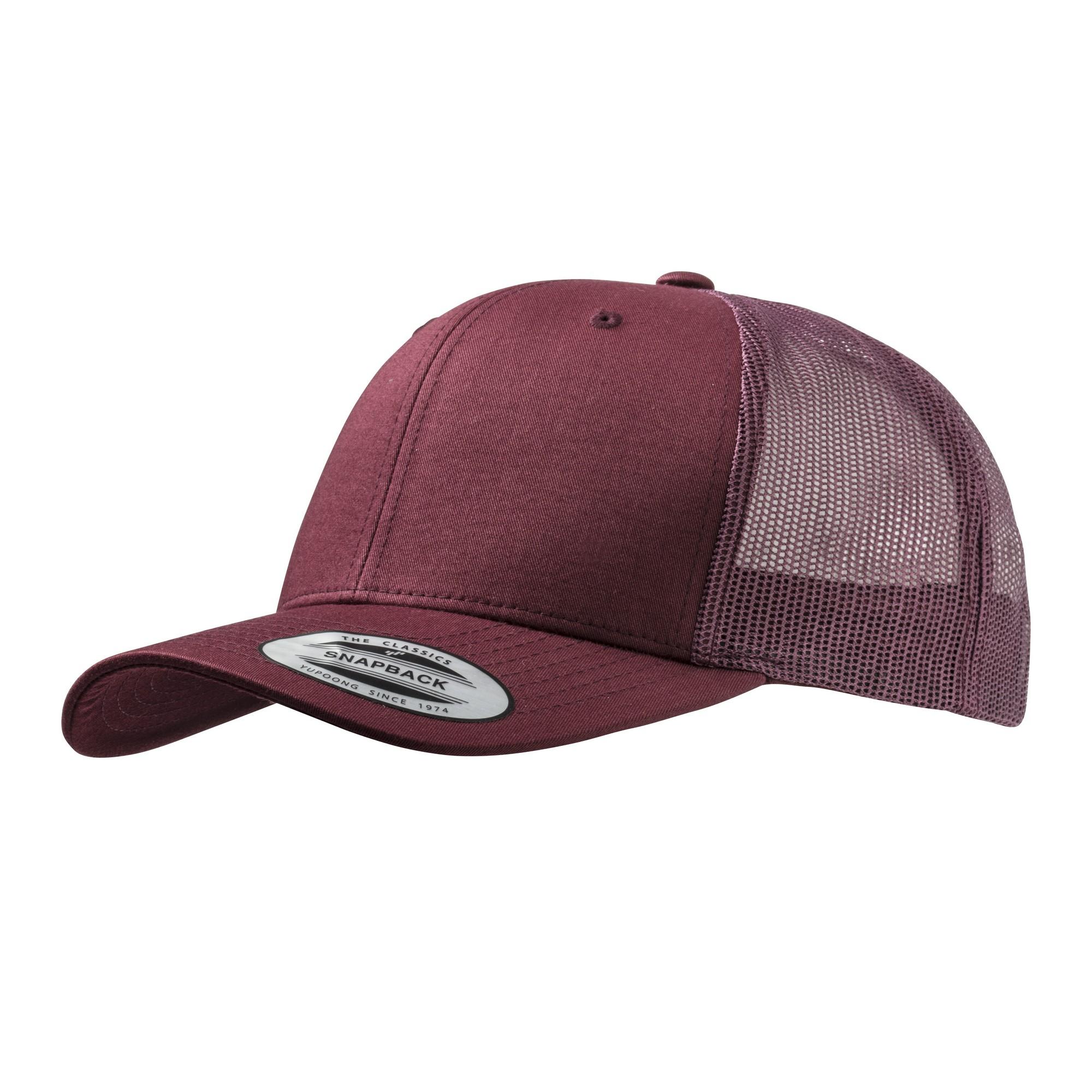 Yupoong Flexfit Retro Snapback Truckerpet One Size framboos