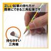 Kutsuwa STAD Pencil B RF018 National Flags Encyclopedia Easy-Grip Triangular Shaft, 1 Dozen (x2)