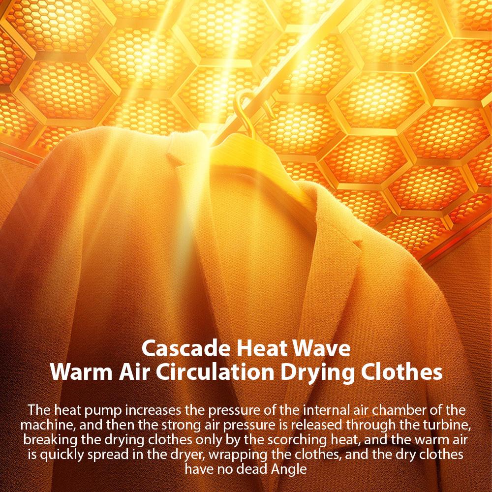 App Control Portable Dryers for Laundry Baby Clothes Underwear Dryer Foldable Clothing Drying and