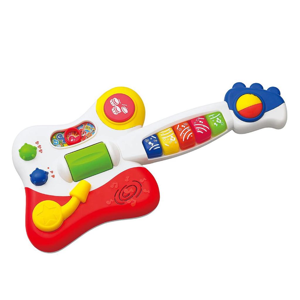 Toyroyal Barnegitar Musikkinstrument Pedagogisk Første Musikkinstrument melodi funksjon leketøy som lager Fargerikt leketøy automatisk fremføringsmodus