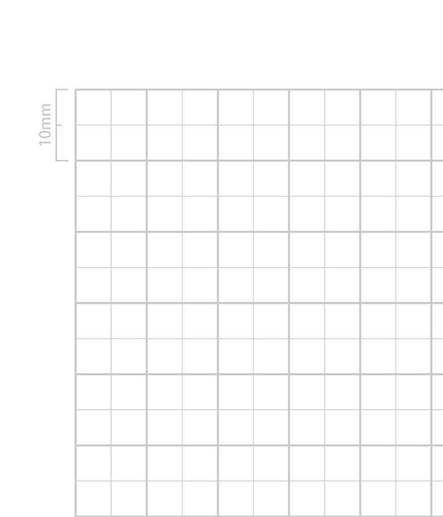 size grid 5mm 30 horizontal opening set of 5 [A4 notebook, ruled] sheets, (Nacaprivine),