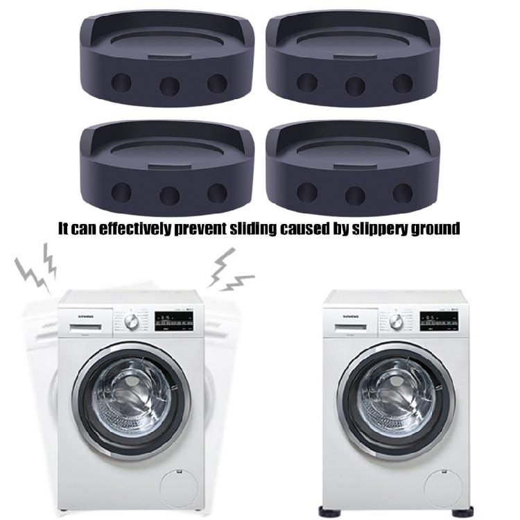 Pack of 4 Anti Vibration Washing Machine Pads Perfect for Reducing Noise and Securing Home Appliances Against Scratches