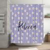 Charming Daisy Shower Curtain: Custom Name For A Fresh And Nature-Inspired Bathroom Dcor