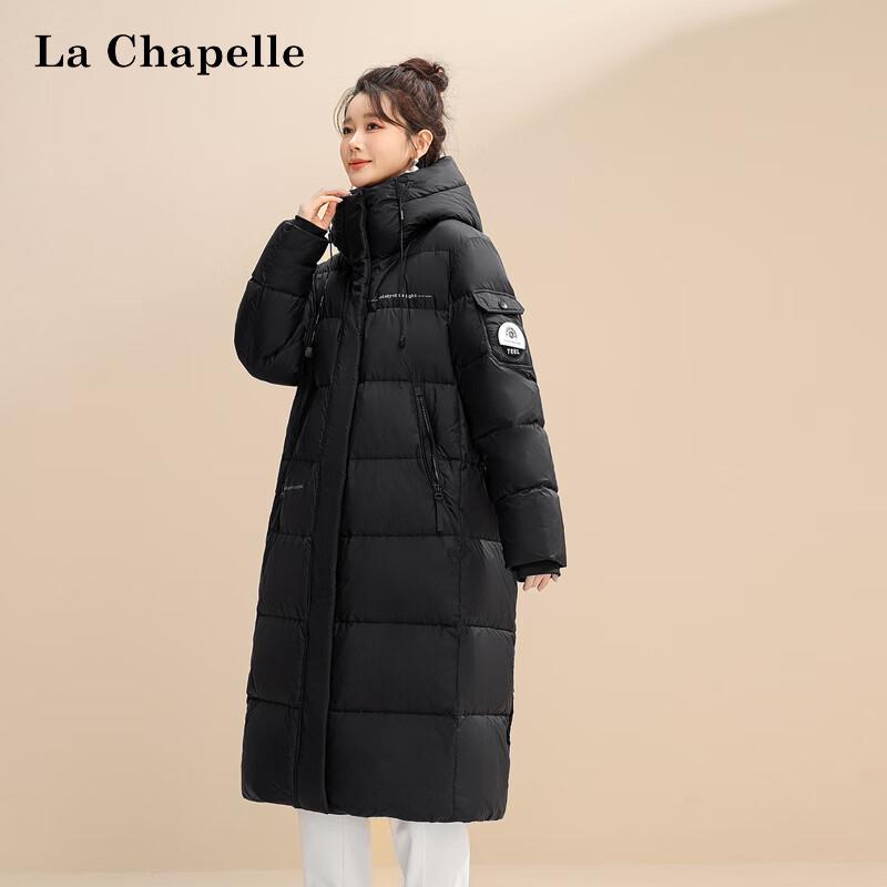

Жіноча модна куртка-пуховик середньої довжини з капюшоном La Chapelle M