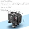 Protective Frame for Gopro Hero 8 Action Camera Stable Housing Mount Base Firm Camera Shell Full