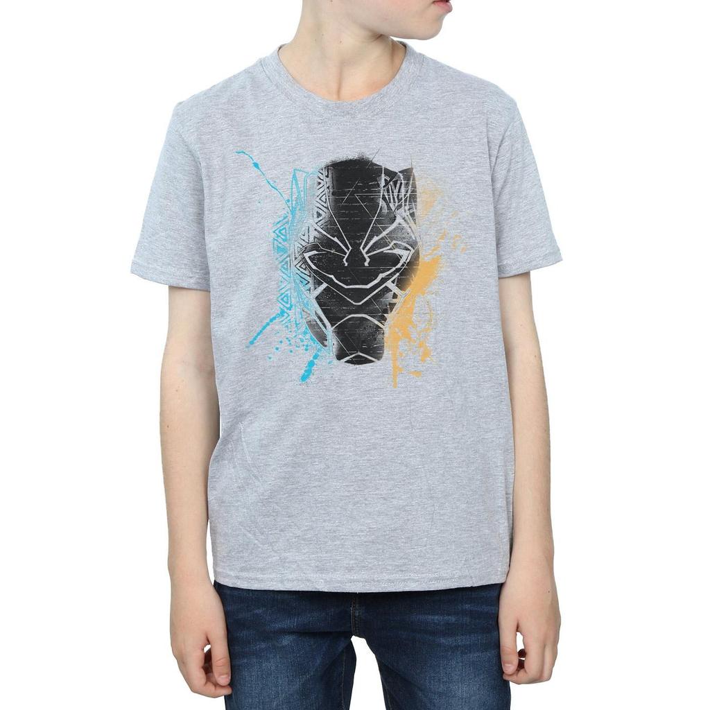 Marvel Boys Black Panther Splash T-Shirt
