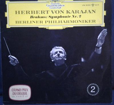 Δίσκος LP JOHANNES BRAHMS HERBERT VON KARAJ Συμφωνία Αρ. 2 LPM18925 Deutsche Grammo 1965 Γερμανία Κλασική Μεταχειρισμένο