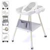 Height-Adjustable Multifunctional Baby Changing and Bathing Table