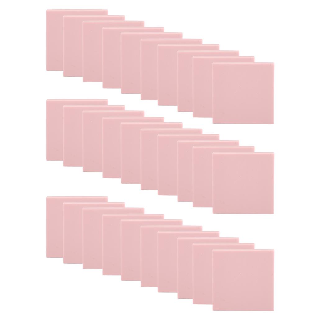 30pcs Rubber Carving Blocks Multipurpose Soft Rubber Stamp Blocks for Printmaking Stamp Making DIY Crafting Scrapbook