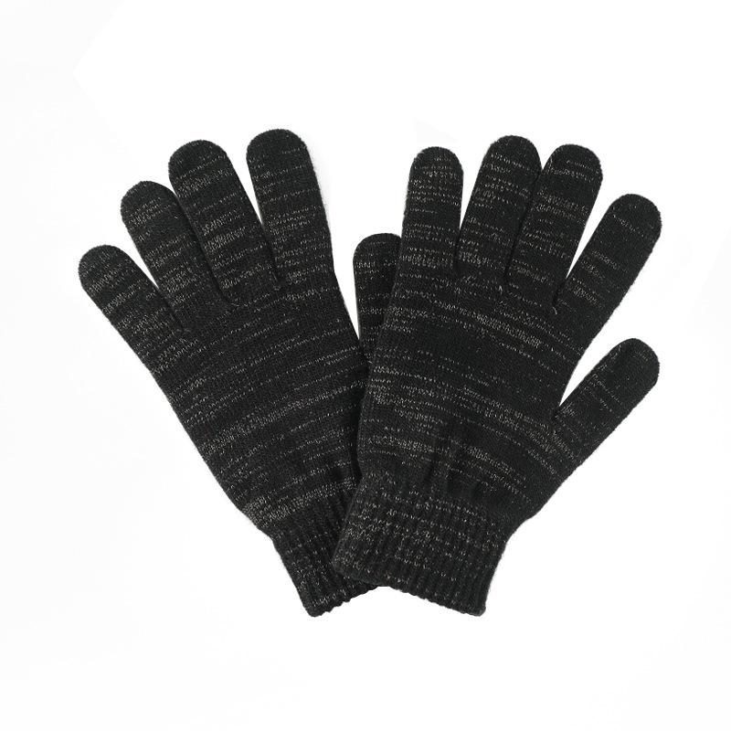 Winter Outdoor Antibacterial Protective Gloves Women's Light and Breathable Knitted Gloves Men's Riding Adult Gloves