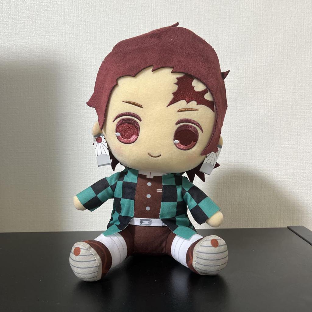 [USED] Demon Slayer: Kimetsu no Yaiba Kamado Tanjiro Big Size Plush Toy with Beautiful Face Embroidery and Excellent Visual