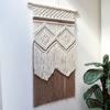 Bohemian Wandbehang Wandteppich Makramee Wanddeko Traumfänger Handgefertigte Handarbeit Für Schlafzimmer Wohnzimmer Dekor D40 x 70cm