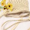 Borsa a Spalla in Paglia Casual da Spiaggia Borsa a Tracolla da Donna Borsa a Mano Versatile Forma Quadrata Borla Borsa in Rattan Intagliata Moda Alta Qualità