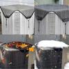 2pcs Full Breathable Mesh Air Conditioner Cover with Detachable Waterproof Top - Outdoor AC Protection Against Dust and Weather