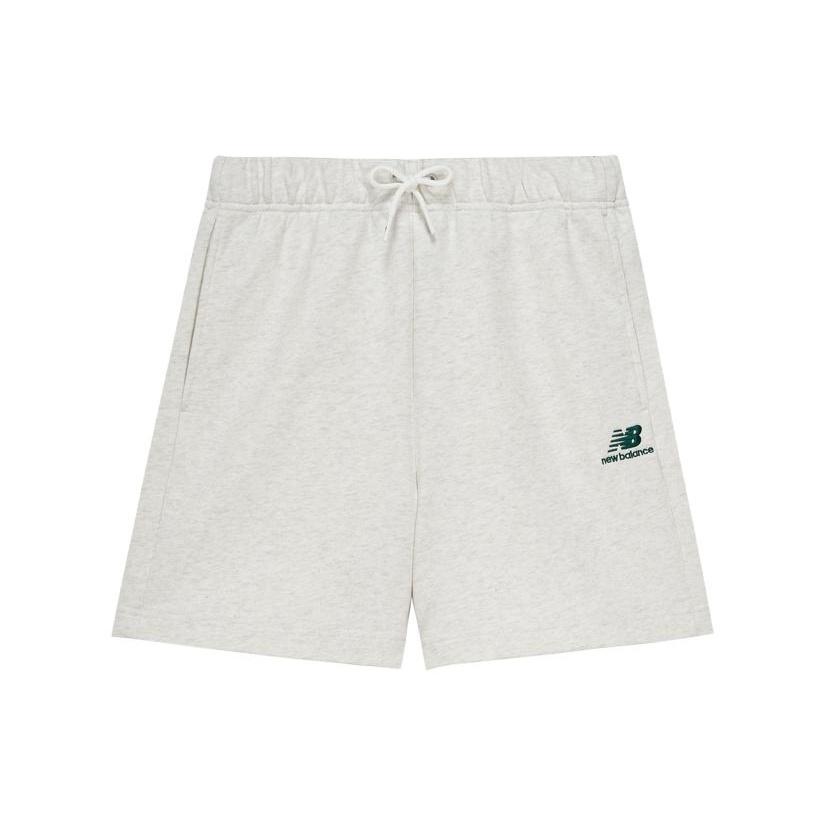 New Balance Logo Cotton Shorts Asia Sizing  White Green  Men s 5VD24213-OA XXL