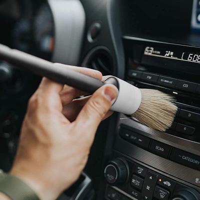 5PCS Car Interior Cleaning Tool Air Conditioner Air Outlet Cleaning Artifact Brush Car Crevice Dust Removal Car Detailing Brush
