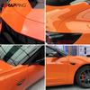 Motorcycle Stickers Bright Orange Vinyl Films Waterproof Self-adhesive DIY Body Modification Decal Car Motorcycle Accessories