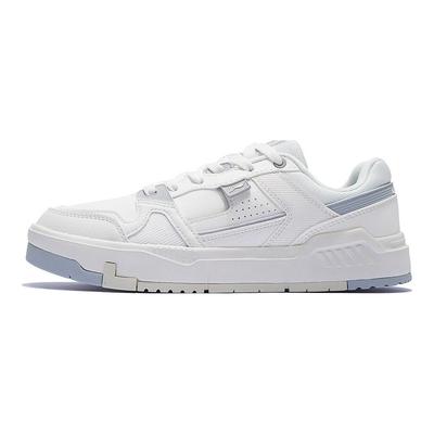 Li Ning Ace V2 Látka Syntetická kůže Odolné Prodyšné Nízké Skate boty Pánské Tenisky Bílá Šedá AGCS155-1