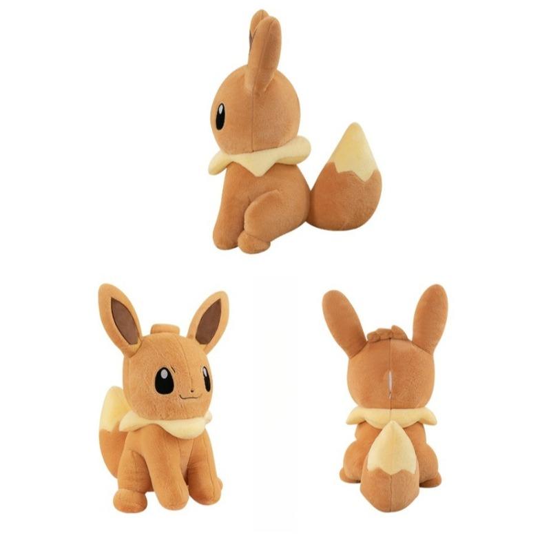 New Eevee Plush Toy Elf Pokemon Anime Cartoon Doll Pok É Mon Doll Boy and Girl Sleep Pillow Birthday Gifts