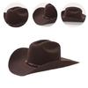 Kovbojské klobouky Fedora s širokou krempou Klobouk Dárek pro přítele Klobouk se širokou krempou