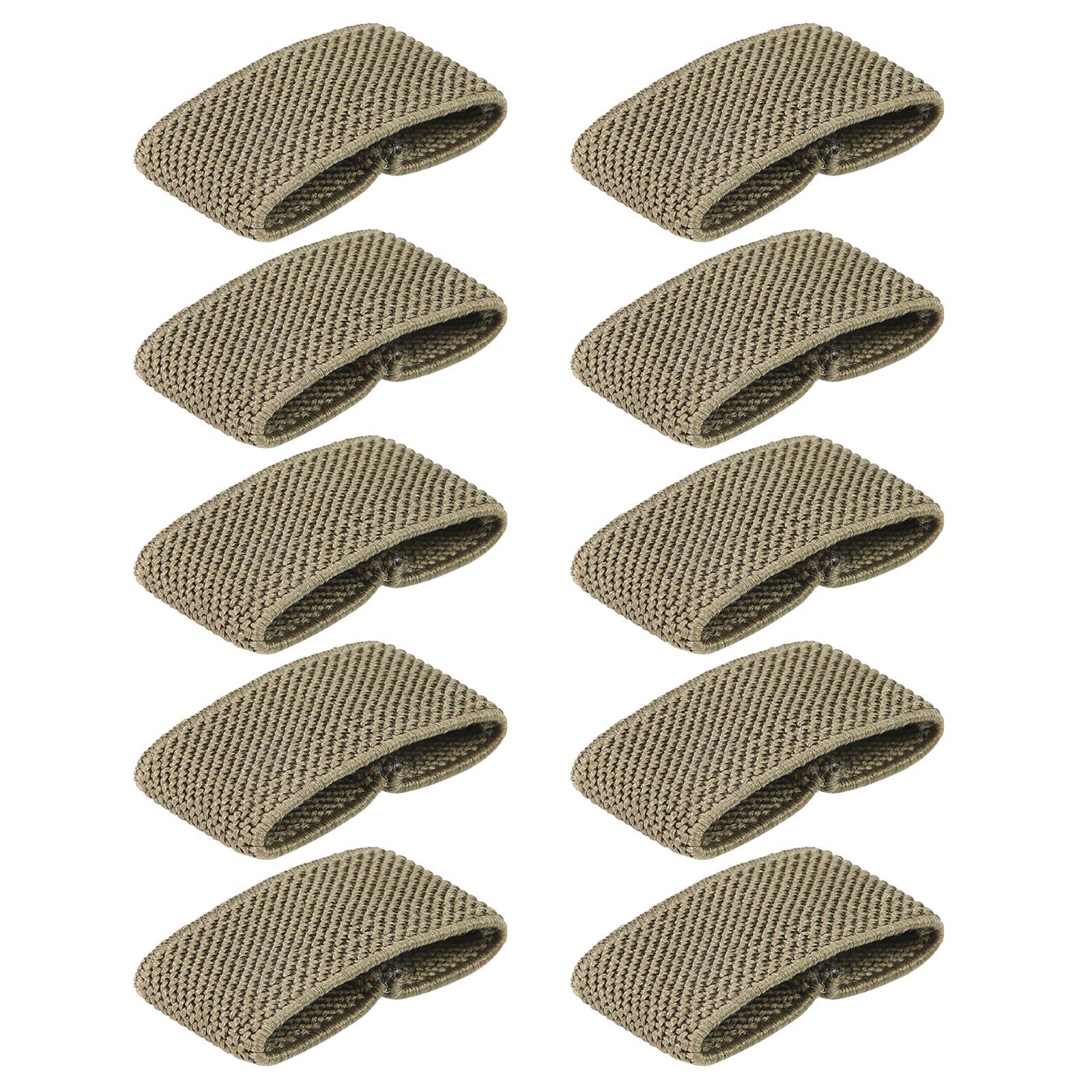 

10 шт. эластичных нейлоновых тактических ремней-петель для ремня Keeper Belt Keepers Belt Backpack Laces Holder для ремня/ремня шириной 1,5 дюйма 7