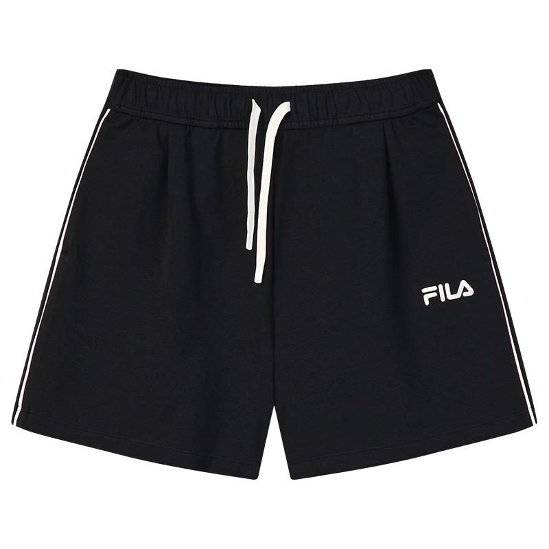FILA Women s 2026 Summer Knit Anti-UV Loose Shorts L чёрный
