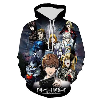 New Casual Hoodies Death Note Fashion Men Women Children 3D Printed Sweatshirts Streetwear Boy Girl Kids Pullover Tops
