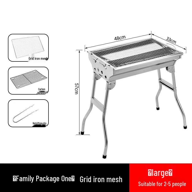 Portable Folding Charcoal BBQ Grill