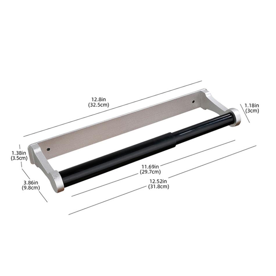 Toilet Paper Holder Adhesive Kitchen Bathroom Aluminum Matt Gold Black Sliver Stand WC Paper Towel Hanger Rack Tissue Roll Shelf