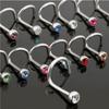 10 bucăți din oțel inoxidabil piercing pentru corp bijuterii nas os gem stud șurub inel