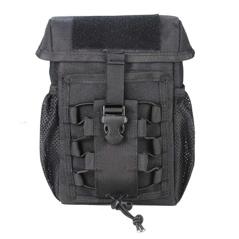 Bolsa de descarga para atividades ao ar livre, bolsa impermeável de nylon dobrável, bolsa molle para caminhadas ao ar livre