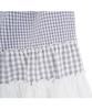 High School Disco Mixed Check Tiered Midi Skirt