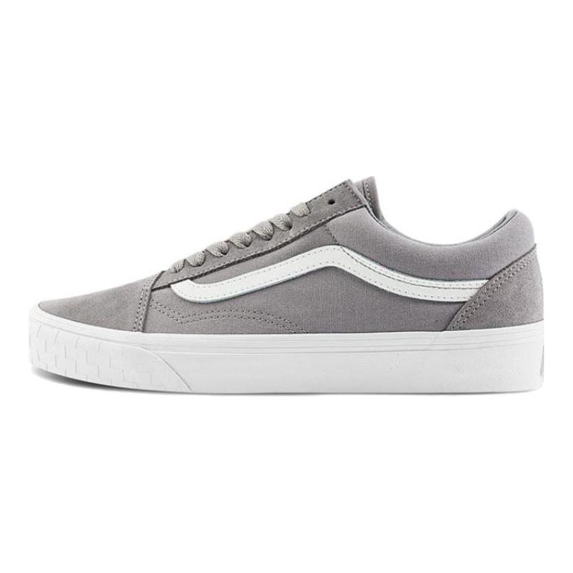 Vans Wear Resistant And Lightweight Low Top Skateboard Shoes Unisex Gray Sneakers VN000CR5BXC