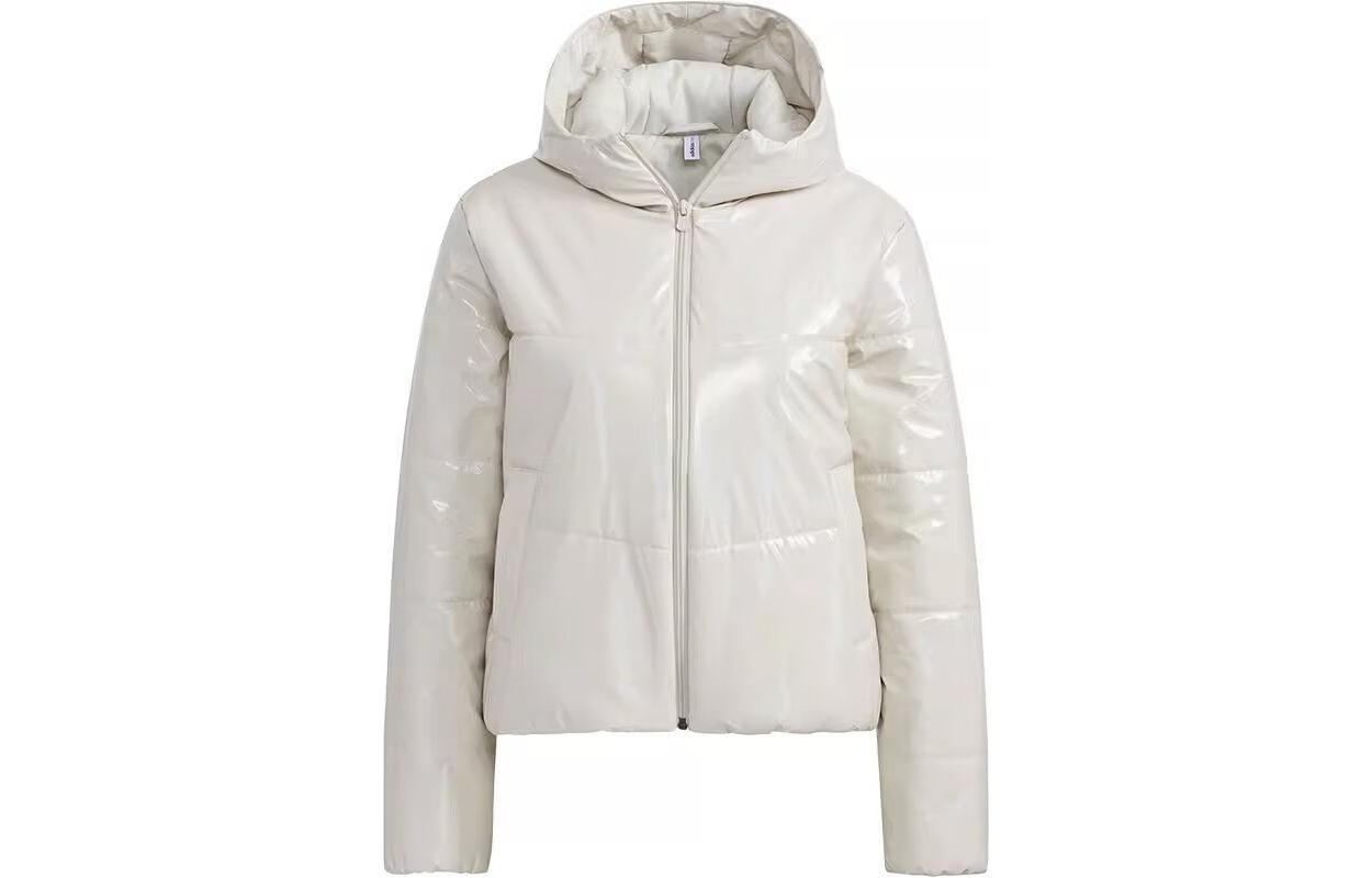 Adidas Neo Puffer Jackets Women s White Hooded Moderate Other H65449 XL