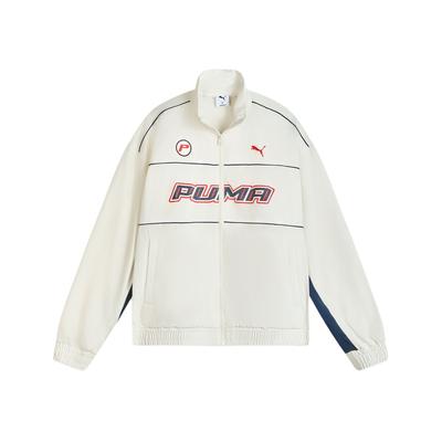Puma Moto Gewebtes Logo Locker Geschnittene Windjacke Unisex Jacke 636308-57