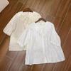 Tree Linli 1116 Summer New Women's Lapel Japanese Cotton Shirt Loose Shirt Versatile Top Literary Style Mori