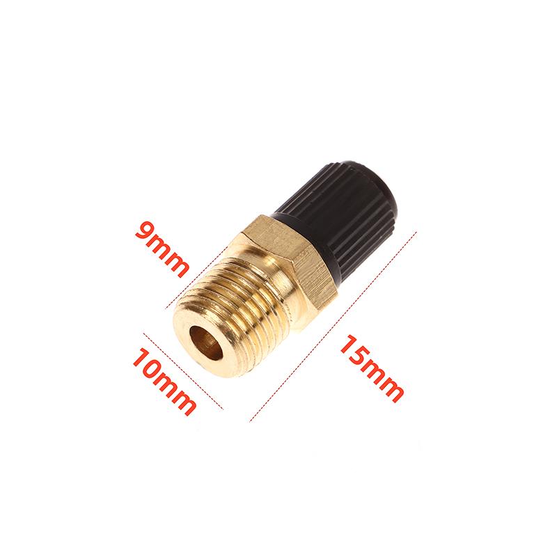 1PC DIY Accessories Air Compressor Tank Fill Valve Hexagonal Brass Tank Fill Valve M8/M10 Threaded Valve Core
