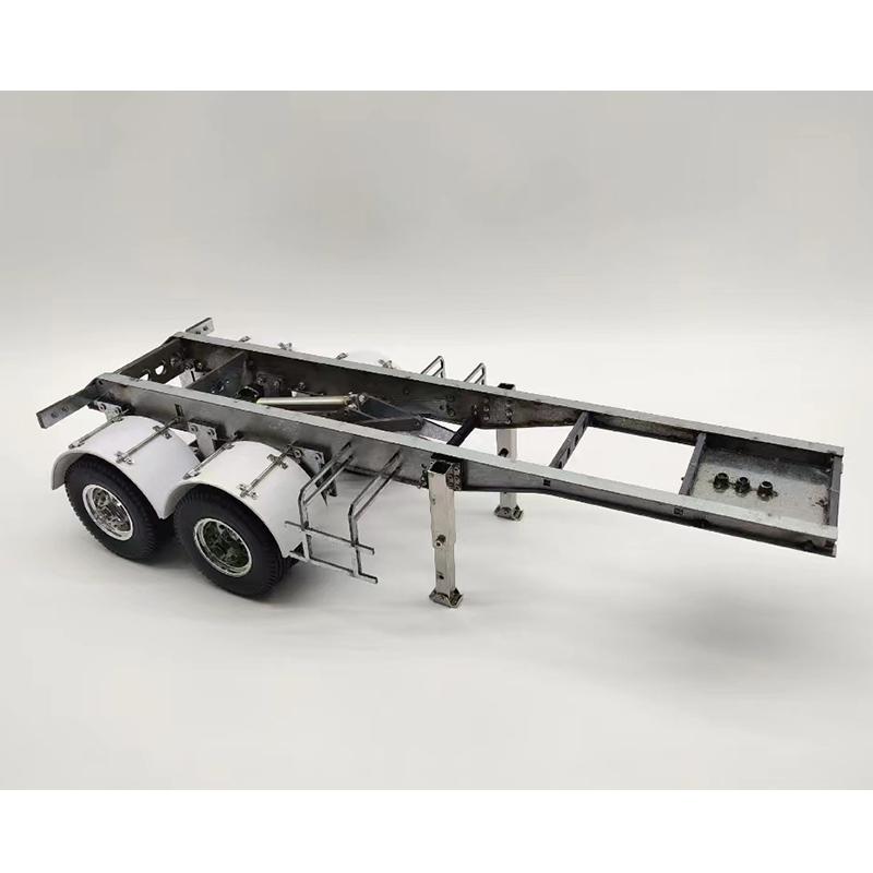 Metal Trailer Landing Gear Holder Outrigger for 1/14 Tamiya RC Dump Truck SCANIA 770S R620 VOLVO Arocs MAN TGX Car Accessories