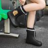 Rain shoes new water boots children's non-slip rain boots women's waterproof velvet water shoes short non-slip water boots women