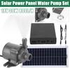 30W 800L/H Fountain Panel Pump Mini Solar Power Panel Water Pump Watering System Energy Saving Kits for Pool Garden Decoration